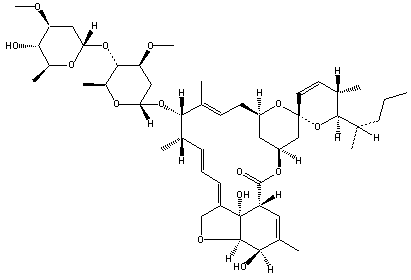 Abamectin B1a Structural Formula