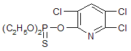 Chlorpyrifos Structural Formula