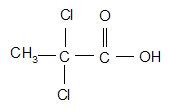 Dalapon  structural formula