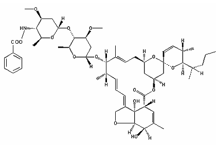Emamectin Benzoate b1a structural formula