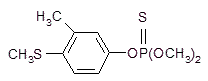 Fenthion structural formula