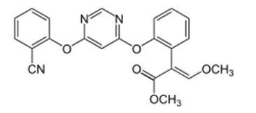 Azoxystrobin structural formula